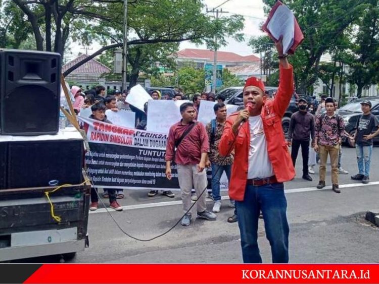 Kejatisu Didemo, GMNI Sumut Minta Rapidin Simbolon Ditangkap Kasus Dugaan Korupsi
