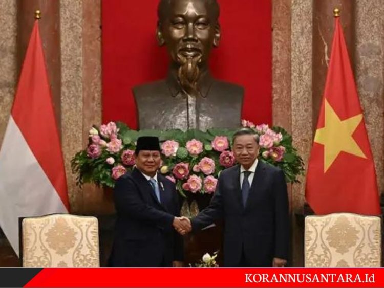 Prabowo Kunker ke Vietnam Bertemu Presiden To Lam, Bahas Kerja Sama Pertahanan