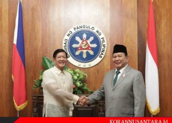 Prabowo Temui Presiden Filipina Marcos Jr di Manila