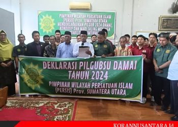 Persis Sumut Deklarasi Pilgubsu Damai