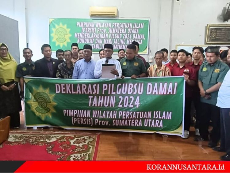 Persis Sumut Deklarasi Pilgubsu Damai