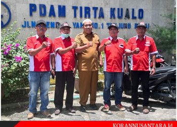DPC PWRI Beraudensi Ke Direktur PDAM Tanjungbalai
