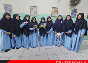 Murid SMPIT Darul Fikri Sukses Ciptakan Robot Pintar yang Dapat Menghindari Penghalang