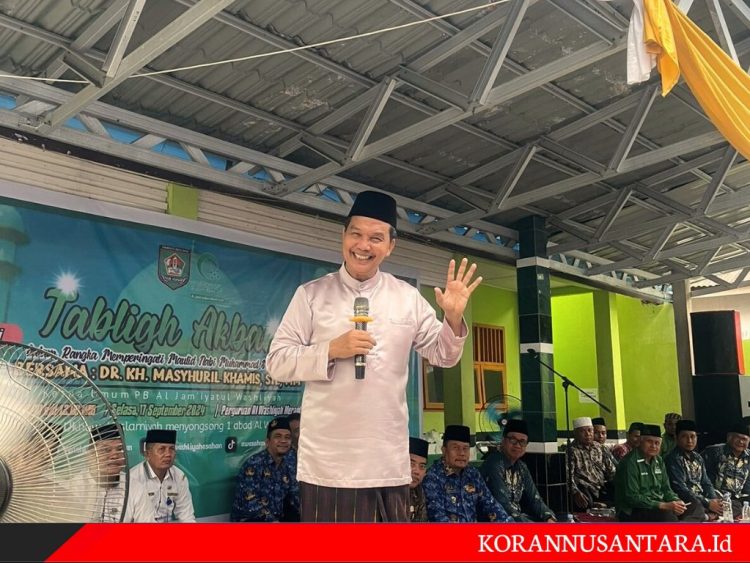 Ketum PB Al Washliyah Serukan Teladan Rasulullah Pada Tabligh Akbar Di Asahan