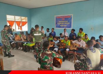 Pemuda Kenyam Semangat Latihan Musik Bersama Habema
