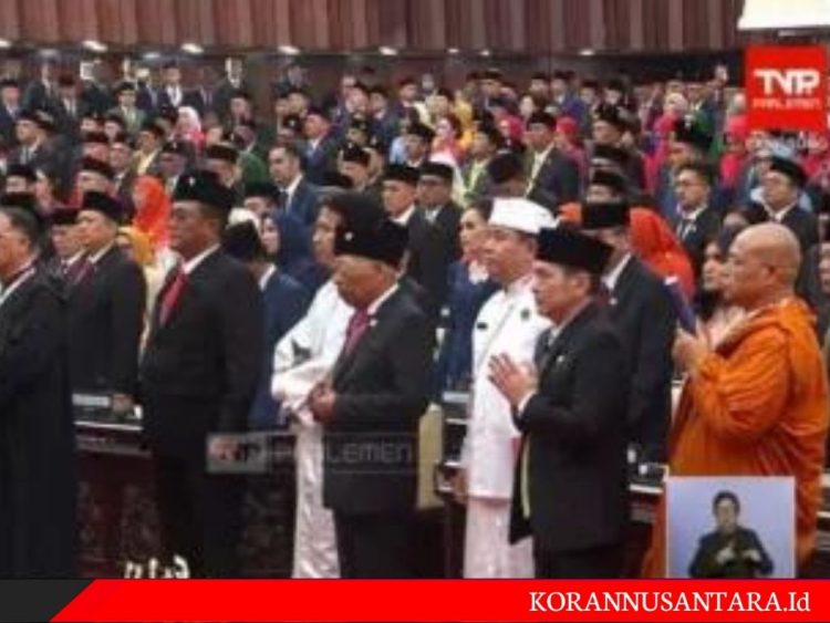 580 Anggota DPR RI Periode 2024-2029 Resmi Dilantik