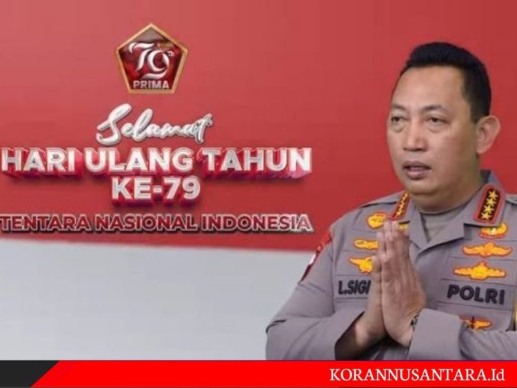 Kapolri Ucapkan HUT Ke-79 TNI: Kami Selalu Berdampingan dan Saling Mendukung