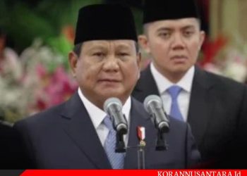 Presiden Prabowo Subianto Resmi Lantik 48 Menteri Kabinet Merah Putih
