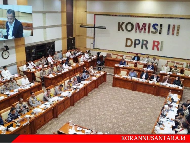 Komisi III DPR RI RDP dengan Kapolda NTT Kasus Iptu Rudy