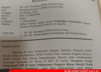 Anggota DPRD Riau Agus Triansyah akan Konsultasi ke DPR RI: Bahas Pengawasan Program Makan Bergizi Gratis