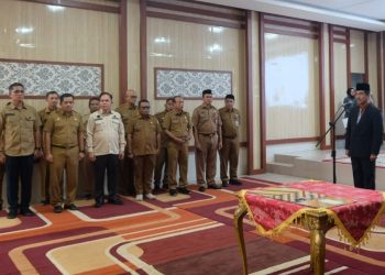 Pj Bupati Muaro Jambi Lantik Puluhan Pejabat Esolon III dan IV