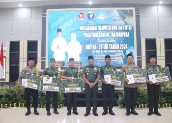 Pangdam Tanjungpura Resmi Tutup Lomba MTQ Peringatan HUT ke-79 TNI