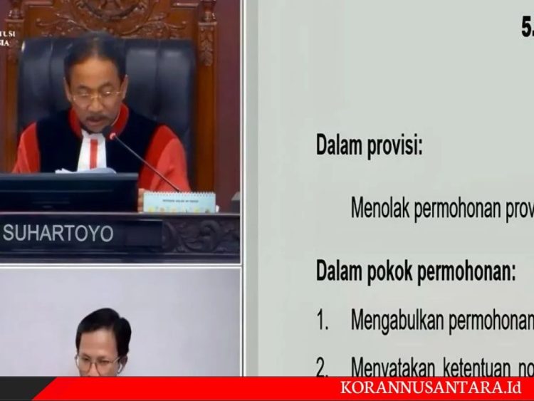 MK Tegaskan Pejabat Daerah, TNI dan Polri Tak Netral bisa di Sanksi Pidana