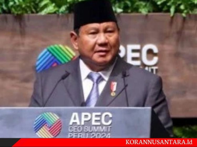 Diforum APEC 2024, Prabowo Dorong Perdagangan Terbuka dan Adil Antarnegara