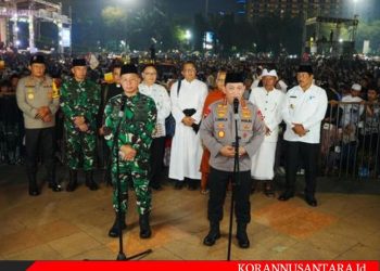 Dukung Pilkada Damai, Kapolri Ikut Doa Lintas Agama Bareng TNI-Polri dan Warga