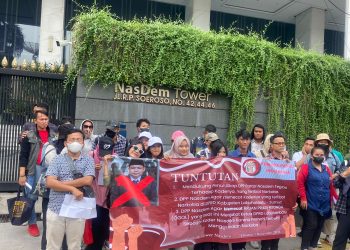 Ketua DPRD Labuhanbatu Diunjuk Rasa di Nasdem Tower Jakarta