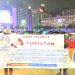 Spanduk Pecat Ogol Berkibar di Bundaran HI Jakarta