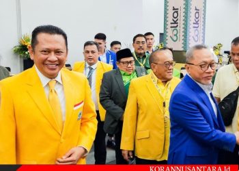 Hadiri Puncak Perayaan HUT Partai Golkar, Bamsoet Apresiasi Presiden Prabowo Mendukung Perubahan Sistem Demokrasi Langsung di Indonesia