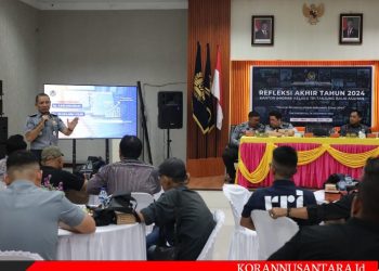 Imigrasi Kelas II TPI TBA Mengadakan Acara Konferensi Pers Dengan Sejumlah Wartawan