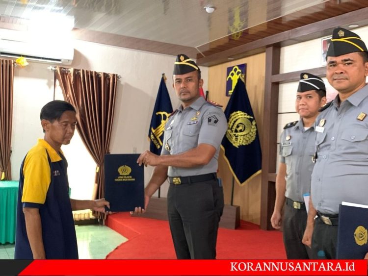 45 Warga Binaan Yang Beragama Kristiani Mendapat Remisi Dari Lapas Kelas II B Kota Tanjungbalai