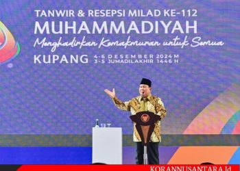 Milad ke-112, Presiden Prabowo Puji Peran Muhammadiyah dalam Menjaga Persatuan Bangsa