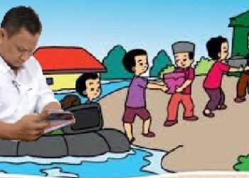 Dedi Sanatra Berikan Bantuan Kepada Korban Banjir
