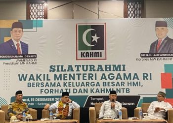 Silaturahmi HMI-KAHMI: Korpres MW KAHMI NTB Titip Salam Kepada Presiden Prabowo Melalui Romo Syafi’i