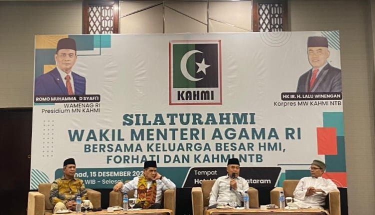 Silaturahmi HMI-KAHMI: Korpres MW KAHMI NTB Titip Salam Kepada Presiden Prabowo Melalui Romo Syafi’i