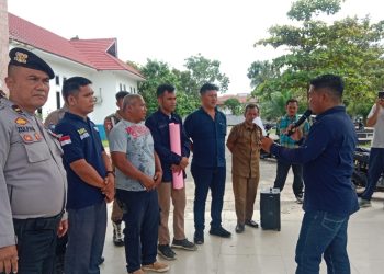 Diduga Tidak Memiliki Izin, Gemlab Raya Aksi Damai KW Kantor DLH Dan Dishub Labuhanbatu