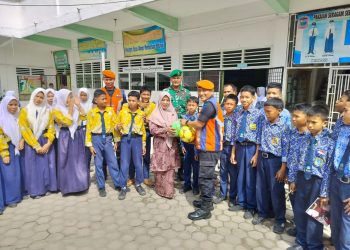 PT KAI Lakukan Sosialisai di SMP N 1 Atap Kota Tanjungbalai