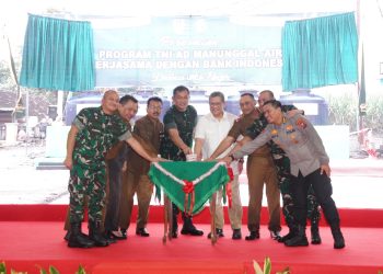 TNI AD Dan Bank Indonesia Bersinegri Bangun Sumber Air Bersih Untuk Masyarakat