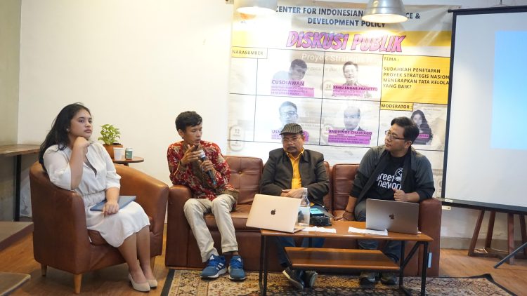 Launching Center for Indonesian Governance and Development Policy (CIGDEP) soroti tata kelola Proyek Strategis Nasional (PSN)