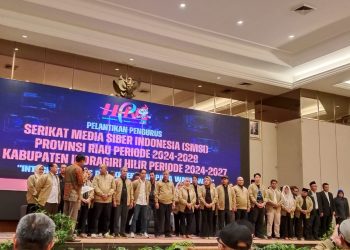 Pelantikan Pengurus Serikat Media Siber Indonesia (SMSI) Provinsi Riau Periode 2024-2029 dinahkodai Luna Agustin