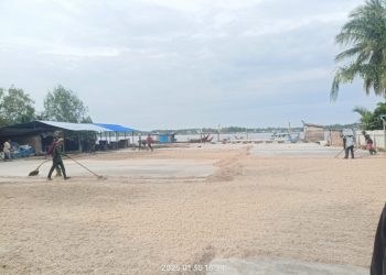 Diduga Tidak Memiliki Izin,Gudang Belacan Milik Inisial S Buang Limbah Sembarangan