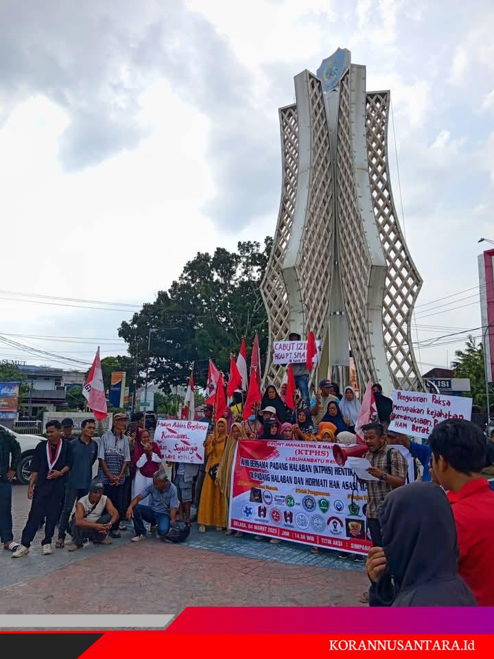 Front Mahasiswa dan Masyarakat KTPHS Serukan Hentikan Penggusuran Warga Kampung Baru Sidomukti