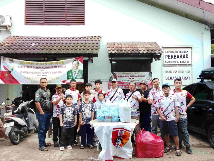 Puma Shooting Club Gelar Baksos Ramadhan Bersama Atlit Perbakin Kota Bekasi