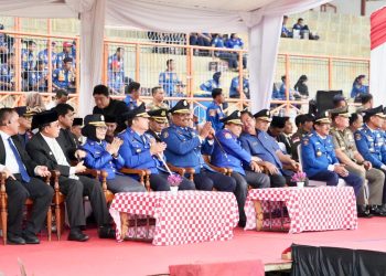 Apel Kesiapsiagaan Nasional Trantibumlinmas Digelar di Bontang