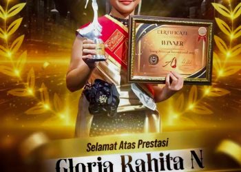 Gloria Rahita Nababan Meraih Penghargaan Sebagai The Winner Asianista Internasional 2025 Di Singapura Dan Sebagai Finalist Satu-Satunya Dari Kota Pekanbaru, Riau