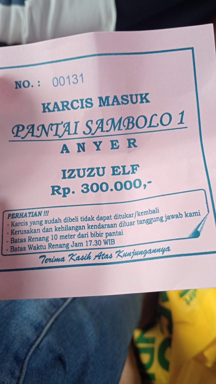 Warga Tangerang Utara Keluhkan Biaya Karcis di Pantai Sambolo 1 Anyer-Banten