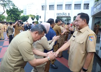 Halal Bihalal Kemendagri dan BNPP, Mendagri Ajak Koreksi Diri untuk Tingkatkan Pelayanan