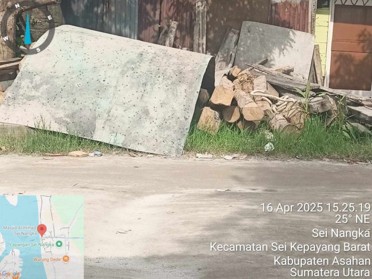 Penitipan Kayu Aloban di Sei Nangka Asahan Diduga Tidak Memiliki Izin, Pihak Berwenang Harus Tindak Tegas Pemilik Kayu