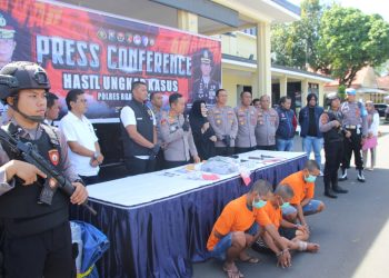 Polres Bondowoso berhasil ungkap kasus Pencurian dengan Kekerasan