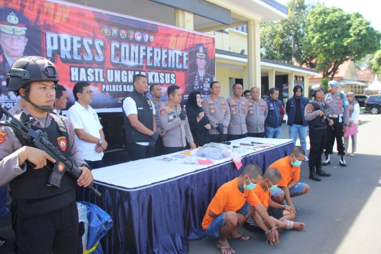 Polres Bondowoso berhasil ungkap kasus Pencurian dengan Kekerasan