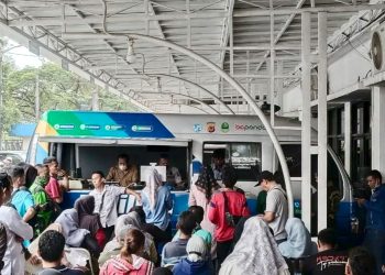 Antusias Masyarakat Program Pemutihan Pajak , Bapenda Bekasi Ajak Dinas Kesehatan