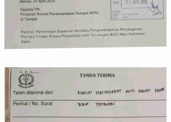 KOMPAK Suratin KPK Hingga Presiden, Atas Stagnasi Kasus Tindak Pidana Perpajakan Tersangka ASS