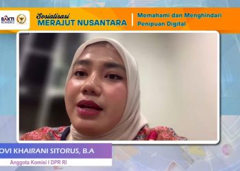Trinovi Khairani Sitorus Ajak Mahasiswa Waspadai Modus Penipuan Digital dalam Webinar Merajut Nusantara Bakti Komdigi