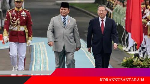 Bertemu PM Li Qiang, Prabowo Apresiasi MoU Bakamla RI-China Coast untuk Keamanan Maritim
