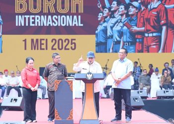 Prabowo di Hari Buruh 2025, Ketika Gerakan Rakyat dan Pemimpin Bersatu