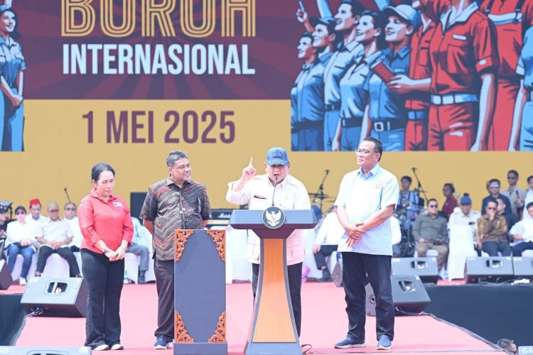 Prabowo di Hari Buruh 2025, Ketika Gerakan Rakyat dan Pemimpin Bersatu