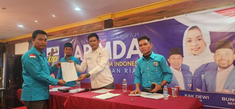 Yasin Menyampaikan Maju sebagai Kandidat KNPI Kepri